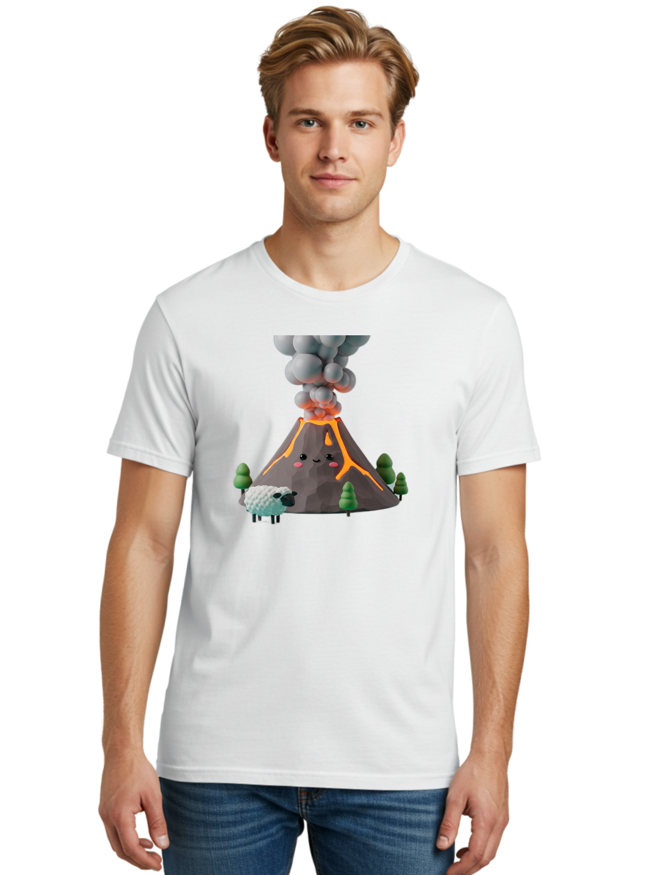 Volcano-Erupting-9 Men'S Graphic Tee, 100% Cotton, Comfortable Casual Summer Wear, Machine Washable, Vintage Camera, Old Camera, Antique Camera, Black Camera, Classic Photography, Photography Equipment, Nostalgic Device, Film Camera, Bai535