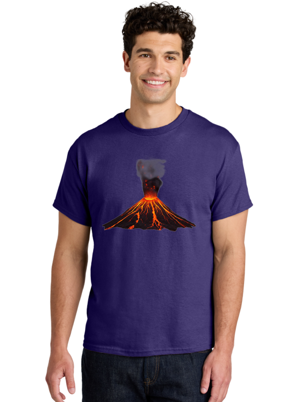 Volcano-Eruption-11 Men'S Graphic Tee, 100% Cotton, Comfortable Casual Summer Wear, Machine Washable, Vintage Camera, Old Camera, Antique Camera, Black Camera, Classic Photography, Photography Equipment, Nostalgic Device, Film Camera, Bai539