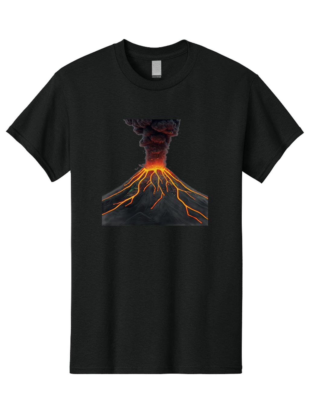 Volcano-Eruption-12 Men'S Graphic Tee, 100% Cotton, Comfortable Casual Summer Wear, Machine Washable, Vintage Camera, Old Camera, Antique Camera, Black Camera, Classic Photography, Photography Equipment, Nostalgic Device, Film Camera, Bai540