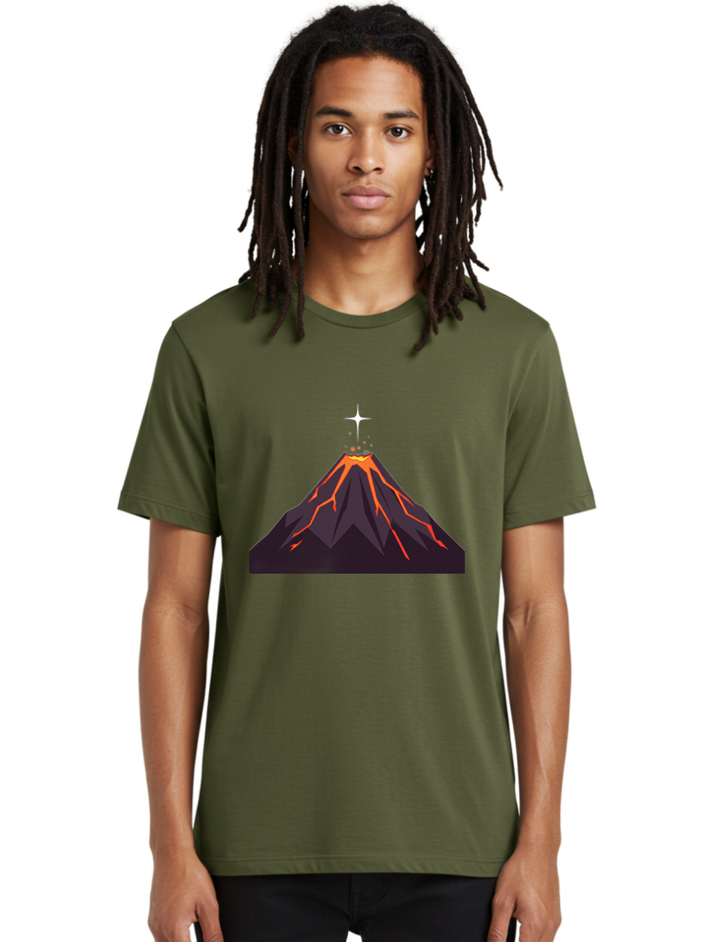 Volcano-Eruption-5 Men'S Graphic Tee, 100% Cotton, Comfortable Casual Summer Wear, Machine Washable, Vintage Camera, Old Camera, Antique Camera, Black Camera, Classic Photography, Photography Equipment, Nostalgic Device, Film Camera, Bai544
