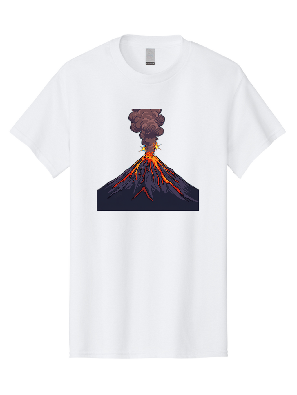 Volcano-Eruption-6 Men'S Graphic Tee, 100% Cotton, Comfortable Casual Summer Wear, Machine Washable, Vintage Camera, Old Camera, Antique Camera, Black Camera, Classic Photography, Photography Equipment, Nostalgic Device, Film Camera, Bai545