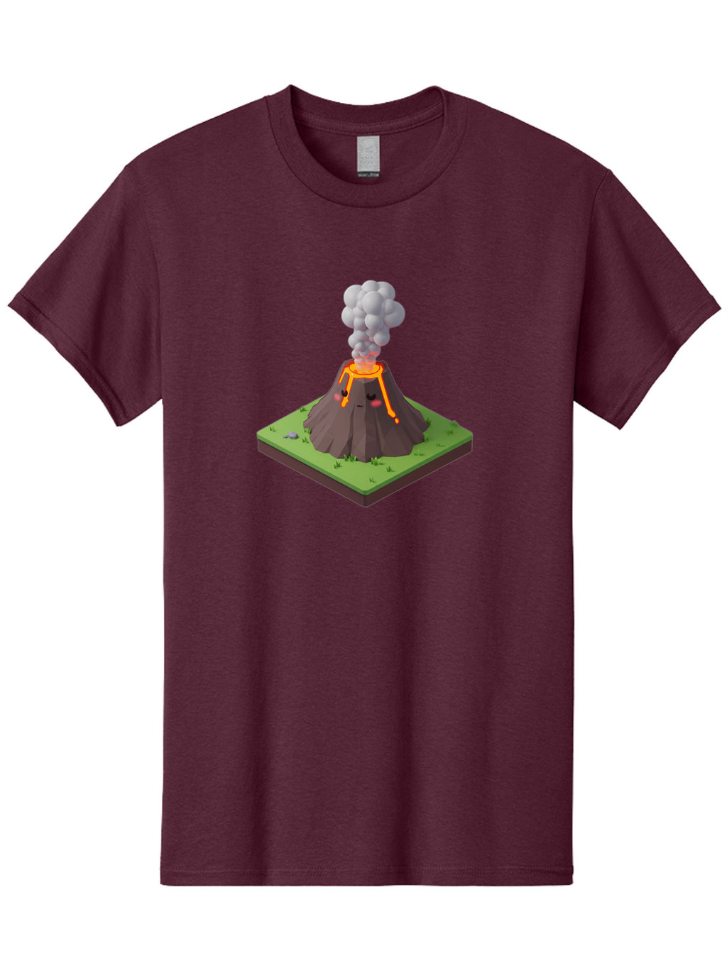 Volcano-Eruption-7 Men'S Graphic Tee, 100% Cotton, Comfortable Casual Summer Wear, Machine Washable, Vintage Camera, Old Camera, Antique Camera, Black Camera, Classic Photography, Photography Equipment, Nostalgic Device, Film Camera, Bai546