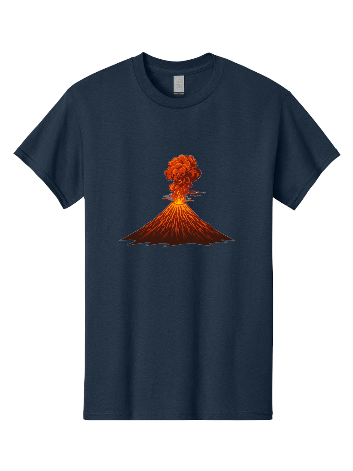 Volcano-Eruption Men'S Graphic Tee, 100% Cotton, Comfortable Casual Summer Wear, Machine Washable, Vintage Camera, Old Camera, Antique Camera, Black Camera, Classic Photography, Photography Equipment, Nostalgic Device, Film Camera, Camera Art Bai549