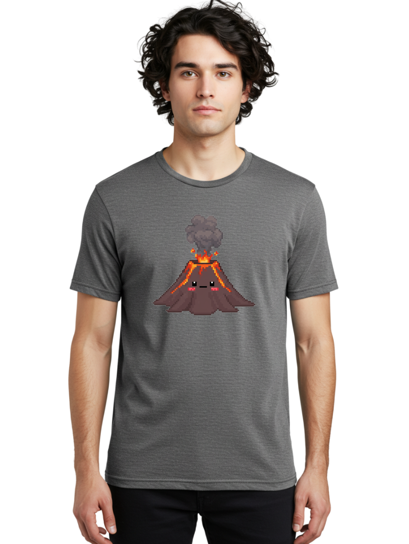 Volcano-Kawaii Men'S Graphic Tee, 100% Cotton, Comfortable Casual Summer Wear, Machine Washable, Vintage Camera, Old Camera, Antique Camera, Black Camera, Classic Photography, Photography Equipment, Nostalgic Device, Film Camera, Camera Art Bai551