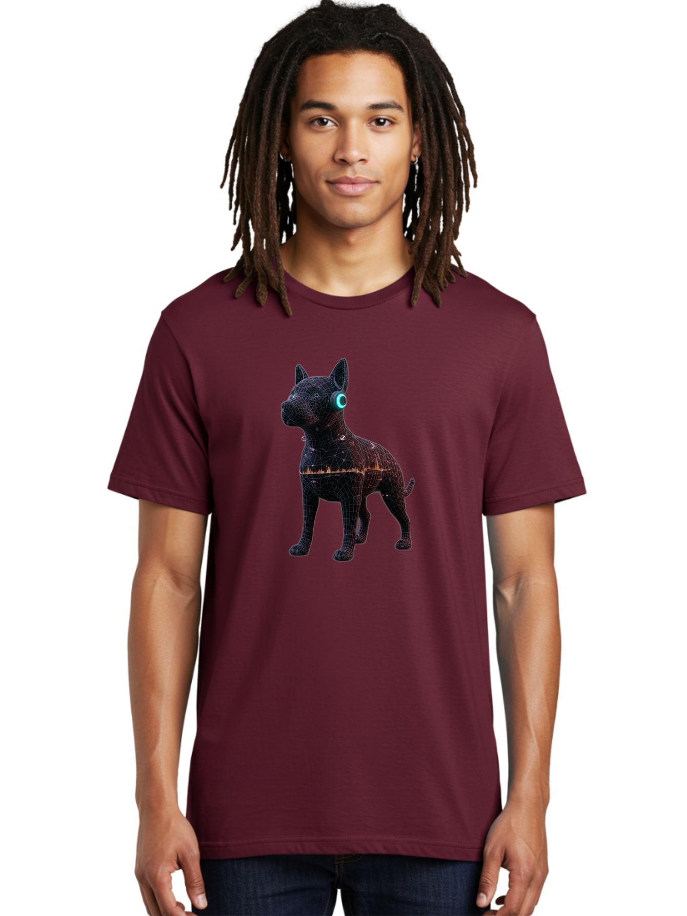 Wireframe-Dog Men'S Graphic Tee, 100% Cotton, Comfortable Casual Summer Wear, Machine Washable, Vintage Camera, Old Camera, Antique Camera, Black Camera, Classic Photography, Photography Equipment, Nostalgic Device, Film Camera, Camera Art Bai560