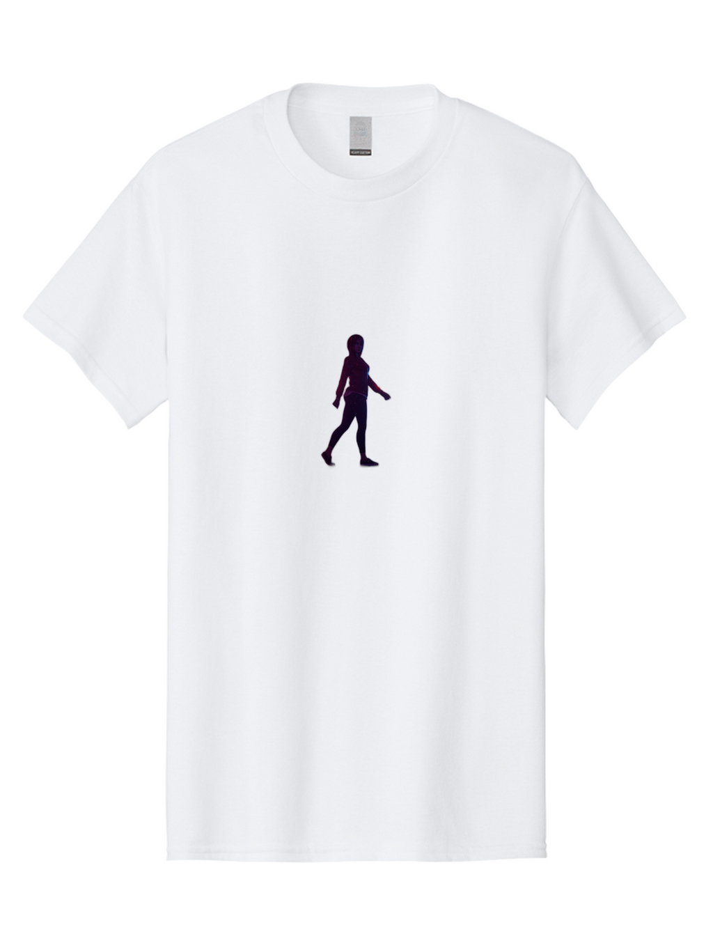 Woman-Walking Men'S Graphic Tee, 100% Cotton, Comfortable Casual Summer Wear, Machine Washable, Vintage Camera, Old Camera, Antique Camera, Black Camera, Classic Photography, Photography Equipment, Nostalgic Device, Film Camera, Camera Art Bai562