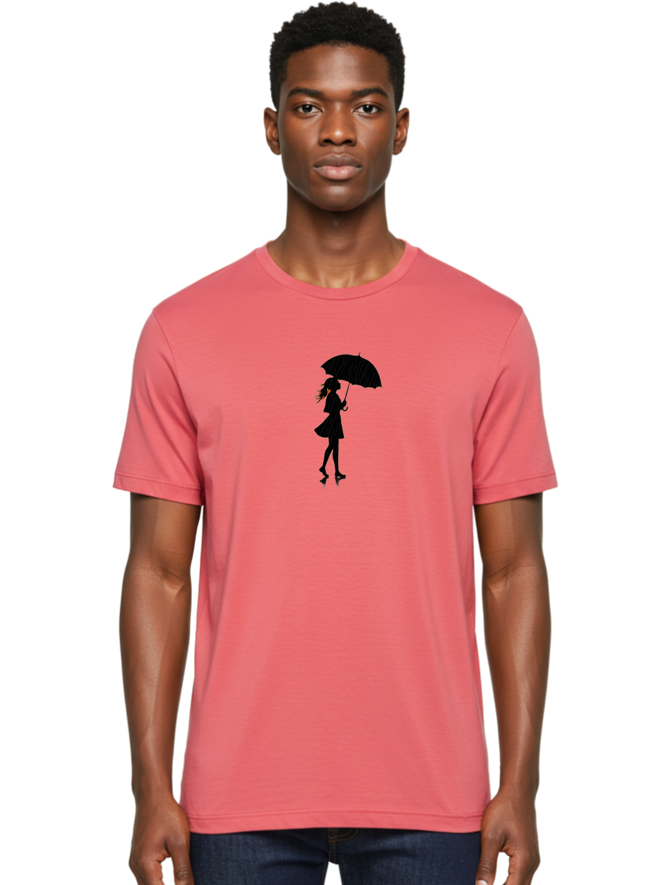 Woman-With-Umbrella Men'S Graphic Tee, 100% Cotton, Comfortable Casual Summer Wear, Machine Washable, Vintage Camera, Old Camera, Antique Camera, Black Camera, Classic Photography, Photography Equipment, Nostalgic Device, Film Camera, Bai567