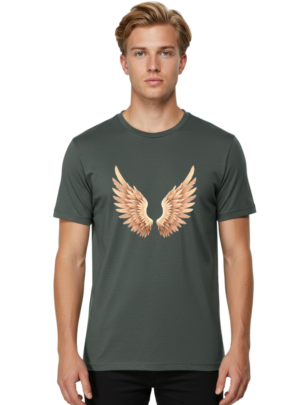 Angel-Wings Men'S Graphic Tee, 100% Cotton, Comfortable Casual Summer Wear, Machine Washable, Vintage Camera, Old Camera, Antique Camera, Black Camera, Classic Photography, Photography Equipment, Nostalgic Device, Film Camera, Camera Art Bai577