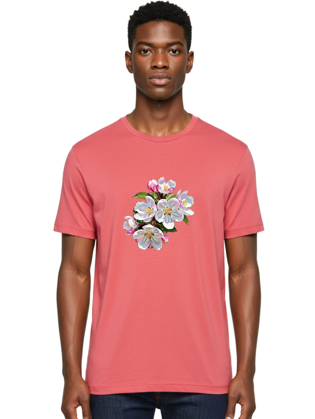 Apple-Blossoms Men'S Graphic Tee, 100% Cotton, Comfortable Casual Summer Wear, Machine Washable, Vintage Camera, Old Camera, Antique Camera, Black Camera, Classic Photography, Photography Equipment, Nostalgic Device, Film Camera, Camera Art Bai579