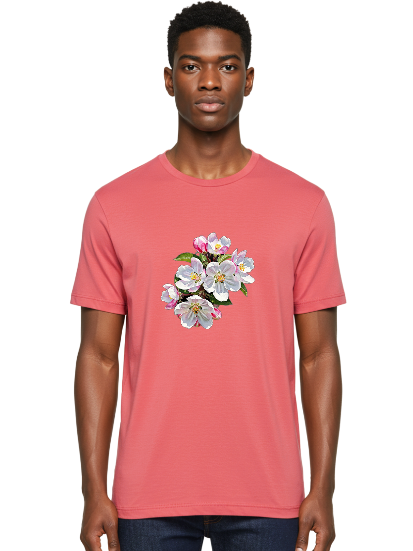 Apple-Blossoms Men'S Graphic Tee, 100% Cotton, Comfortable Casual Summer Wear, Machine Washable, Vintage Camera, Old Camera, Antique Camera, Black Camera, Classic Photography, Photography Equipment, Nostalgic Device, Film Camera, Camera Art Bai579