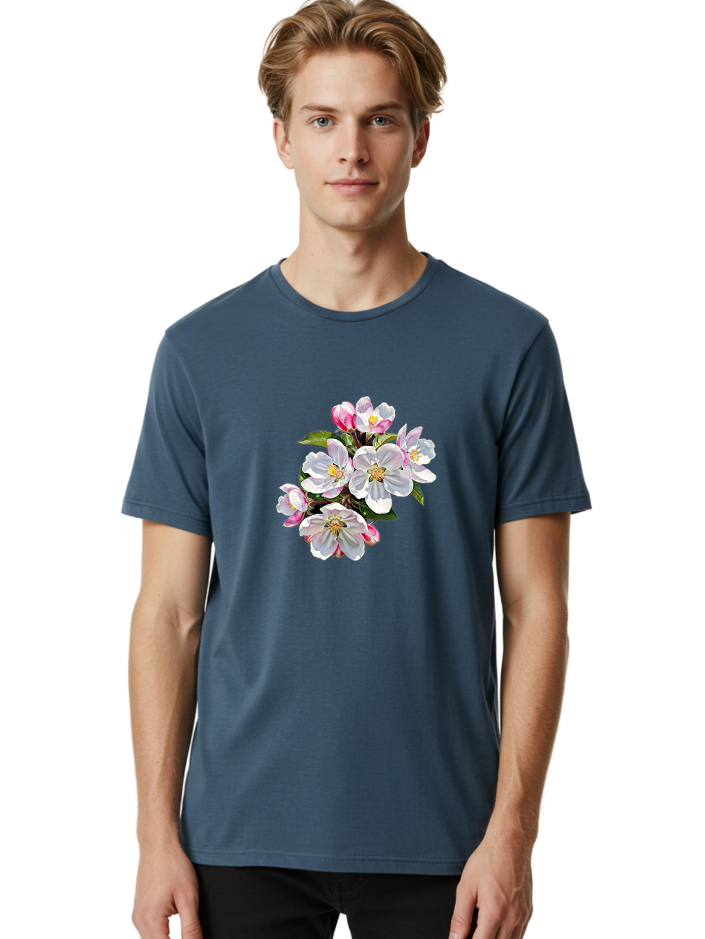 Apple-Blossoms Men'S Graphic Tee, 100% Cotton, Comfortable Casual Summer Wear, Machine Washable, Vintage Camera, Old Camera, Antique Camera, Black Camera, Classic Photography, Photography Equipment, Nostalgic Device, Film Camera, Camera Art Bai579
