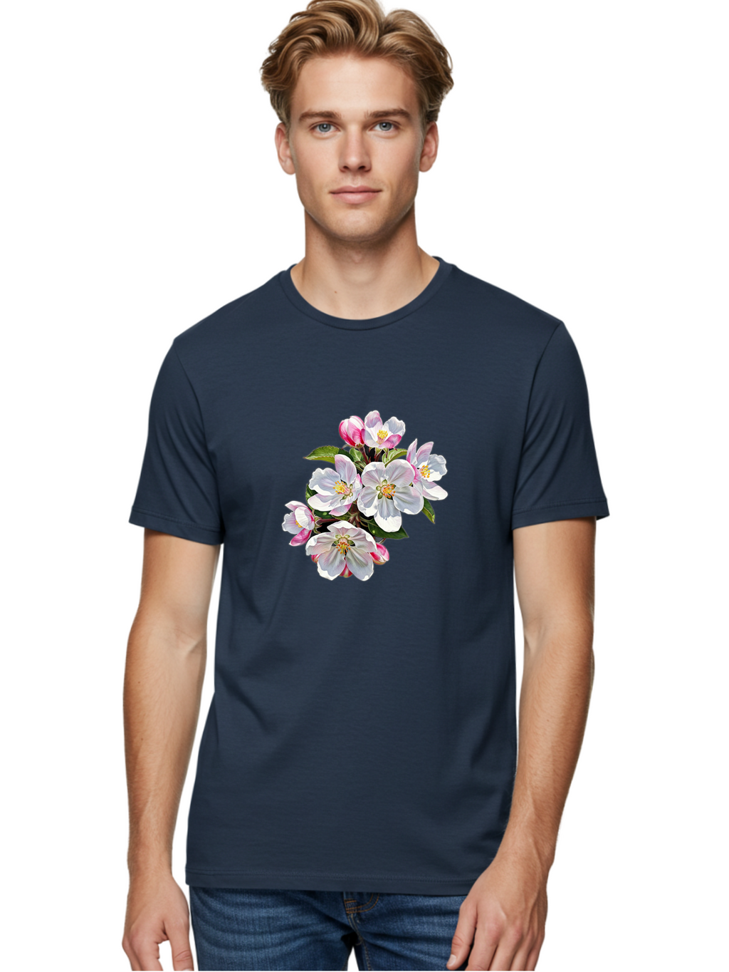 Apple-Blossoms Men'S Graphic Tee, 100% Cotton, Comfortable Casual Summer Wear, Machine Washable, Vintage Camera, Old Camera, Antique Camera, Black Camera, Classic Photography, Photography Equipment, Nostalgic Device, Film Camera, Camera Art Bai579