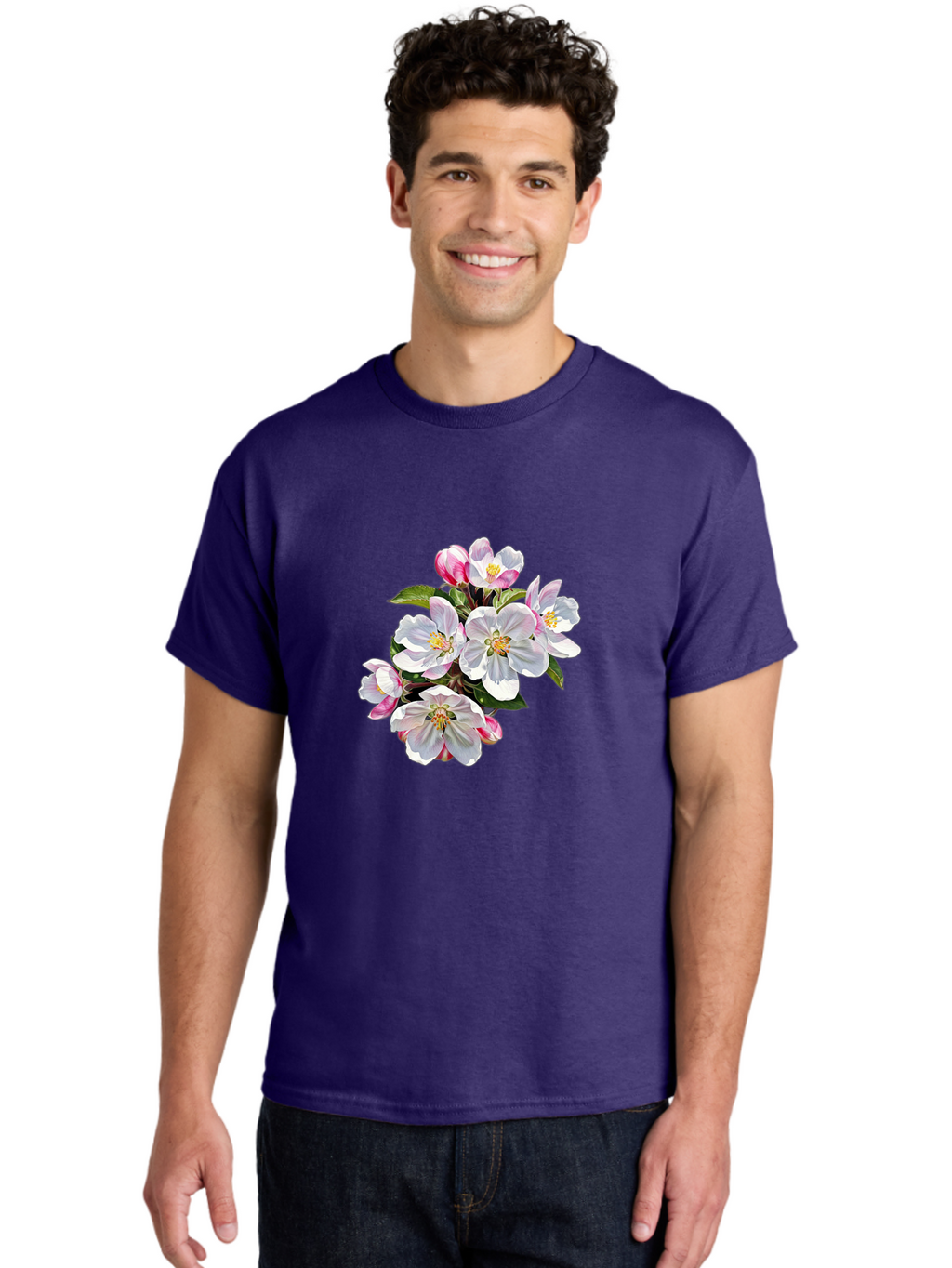 Apple-Blossoms Men'S Graphic Tee, 100% Cotton, Comfortable Casual Summer Wear, Machine Washable, Vintage Camera, Old Camera, Antique Camera, Black Camera, Classic Photography, Photography Equipment, Nostalgic Device, Film Camera, Camera Art Bai579