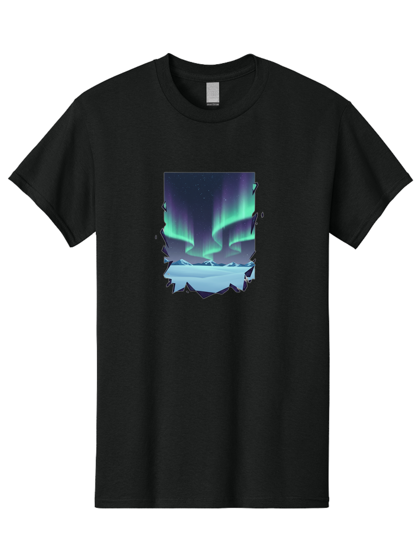 Aurora-Borealis-1 Men'S Graphic Tee, 100% Cotton, Comfortable Casual Summer Wear, Machine Washable, Vintage Camera, Old Camera, Antique Camera, Black Camera, Classic Photography, Photography Equipment, Nostalgic Device, Film Camera, Camera Art Bai580