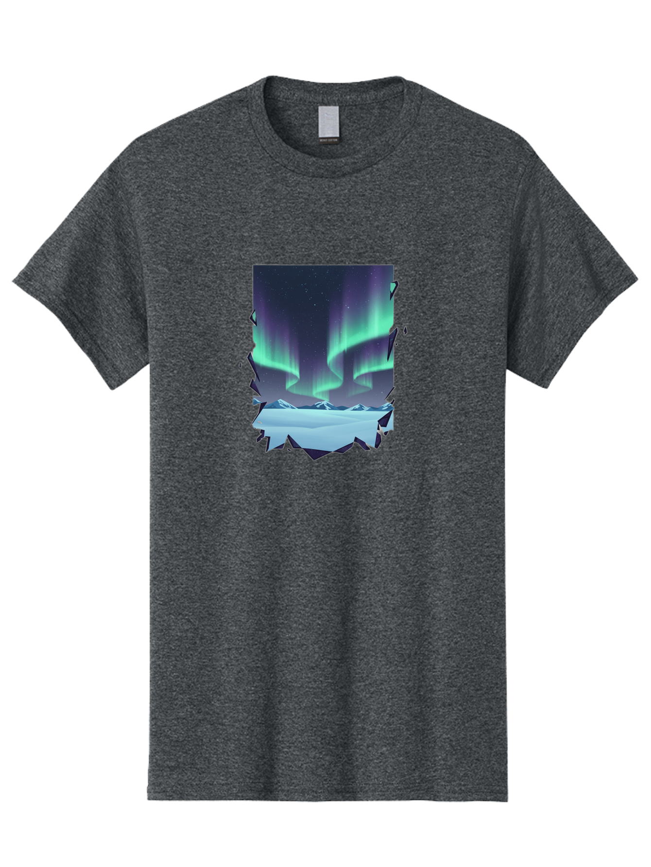 Aurora-Borealis-1 Men'S Graphic Tee, 100% Cotton, Comfortable Casual Summer Wear, Machine Washable, Vintage Camera, Old Camera, Antique Camera, Black Camera, Classic Photography, Photography Equipment, Nostalgic Device, Film Camera, Camera Art Bai580