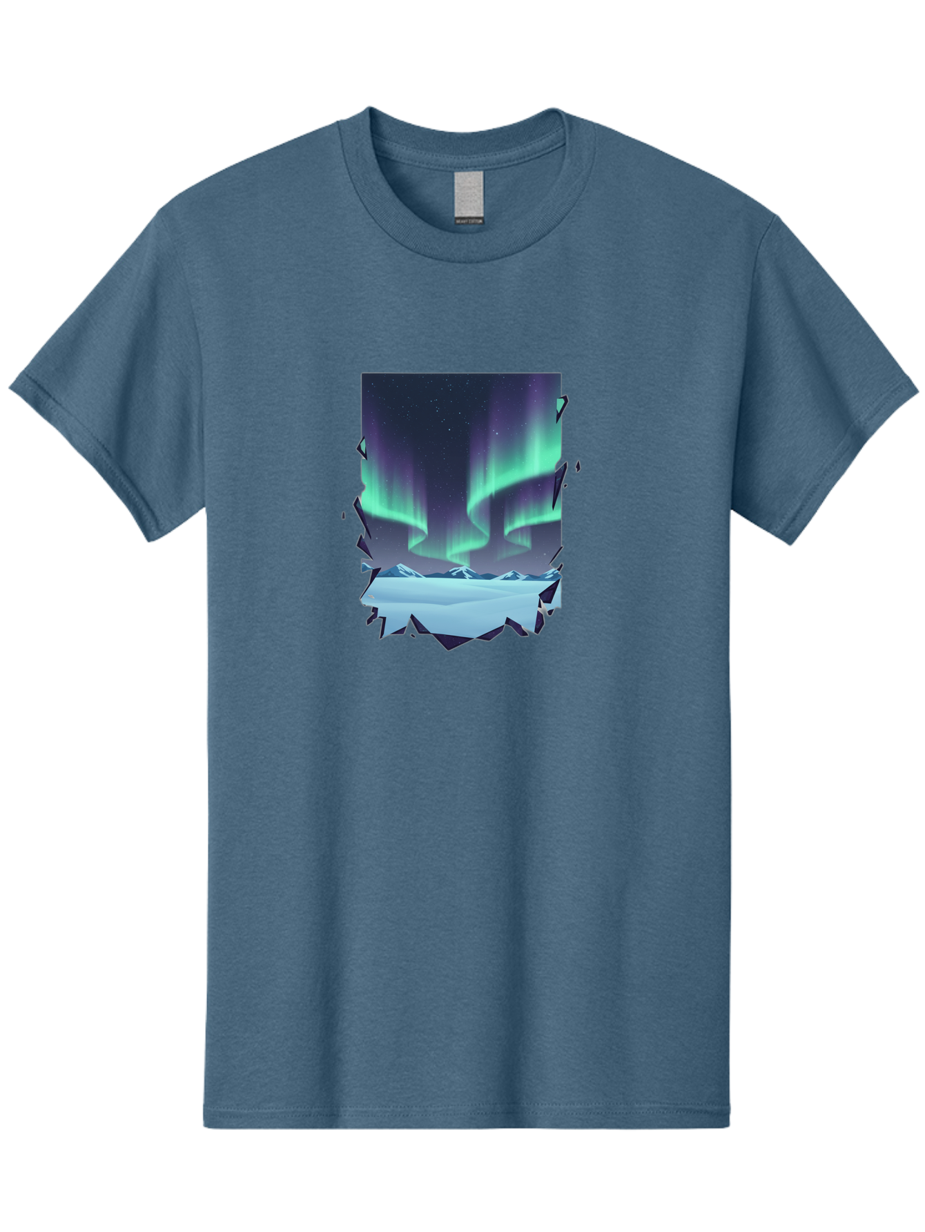 Aurora-Borealis-1 Men'S Graphic Tee, 100% Cotton, Comfortable Casual Summer Wear, Machine Washable, Vintage Camera, Old Camera, Antique Camera, Black Camera, Classic Photography, Photography Equipment, Nostalgic Device, Film Camera, Camera Art Bai580