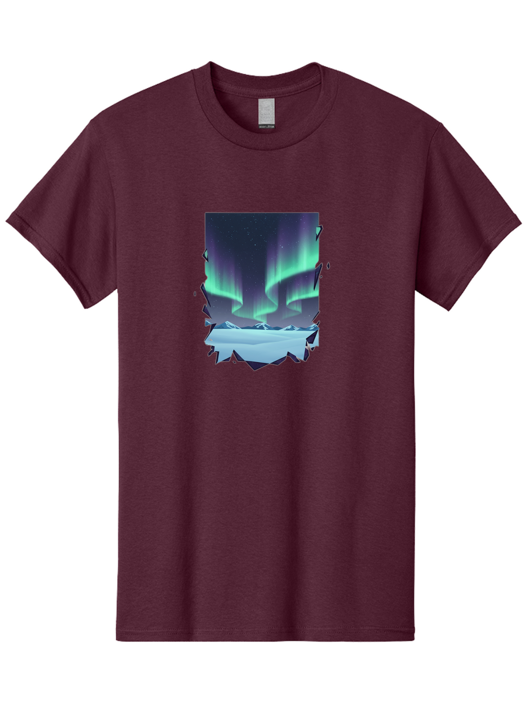 Aurora-Borealis-1 Men'S Graphic Tee, 100% Cotton, Comfortable Casual Summer Wear, Machine Washable, Vintage Camera, Old Camera, Antique Camera, Black Camera, Classic Photography, Photography Equipment, Nostalgic Device, Film Camera, Camera Art Bai580