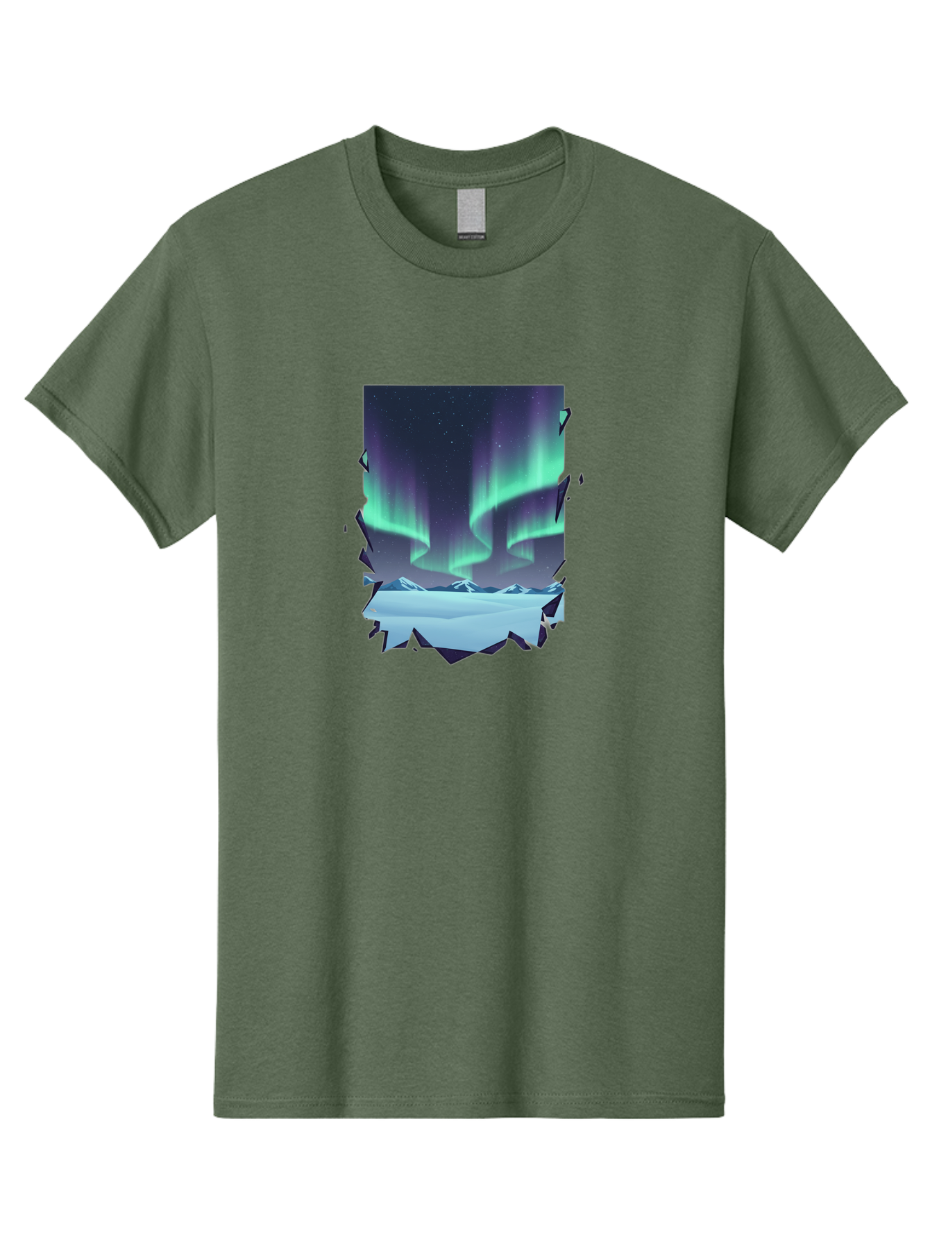 Aurora-Borealis-1 Men'S Graphic Tee, 100% Cotton, Comfortable Casual Summer Wear, Machine Washable, Vintage Camera, Old Camera, Antique Camera, Black Camera, Classic Photography, Photography Equipment, Nostalgic Device, Film Camera, Camera Art Bai580
