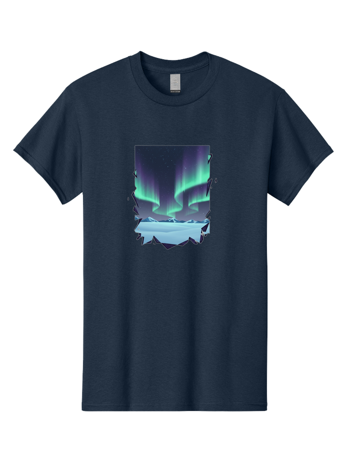 Aurora-Borealis-1 Men'S Graphic Tee, 100% Cotton, Comfortable Casual Summer Wear, Machine Washable, Vintage Camera, Old Camera, Antique Camera, Black Camera, Classic Photography, Photography Equipment, Nostalgic Device, Film Camera, Camera Art Bai580