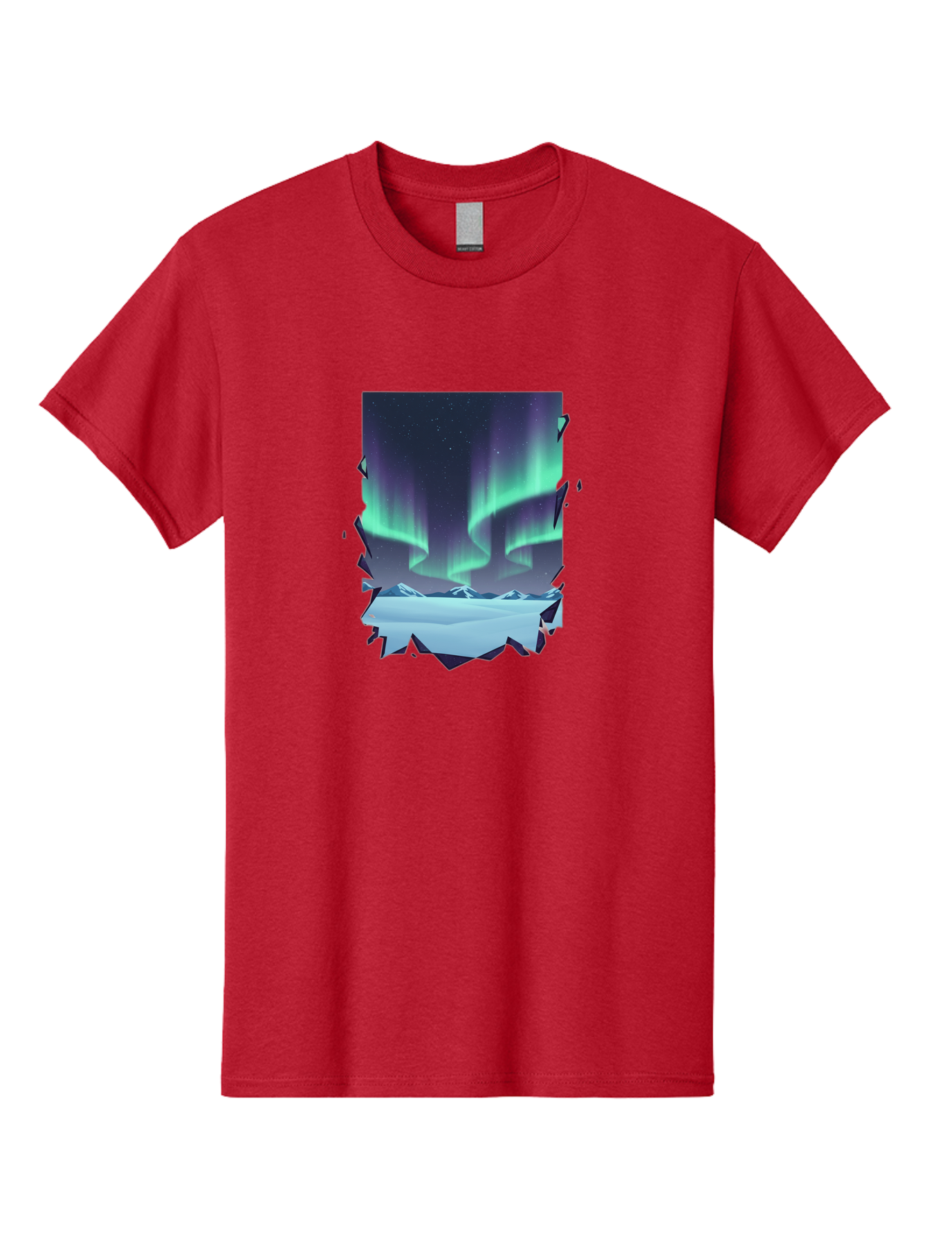 Aurora-Borealis-1 Men'S Graphic Tee, 100% Cotton, Comfortable Casual Summer Wear, Machine Washable, Vintage Camera, Old Camera, Antique Camera, Black Camera, Classic Photography, Photography Equipment, Nostalgic Device, Film Camera, Camera Art Bai580