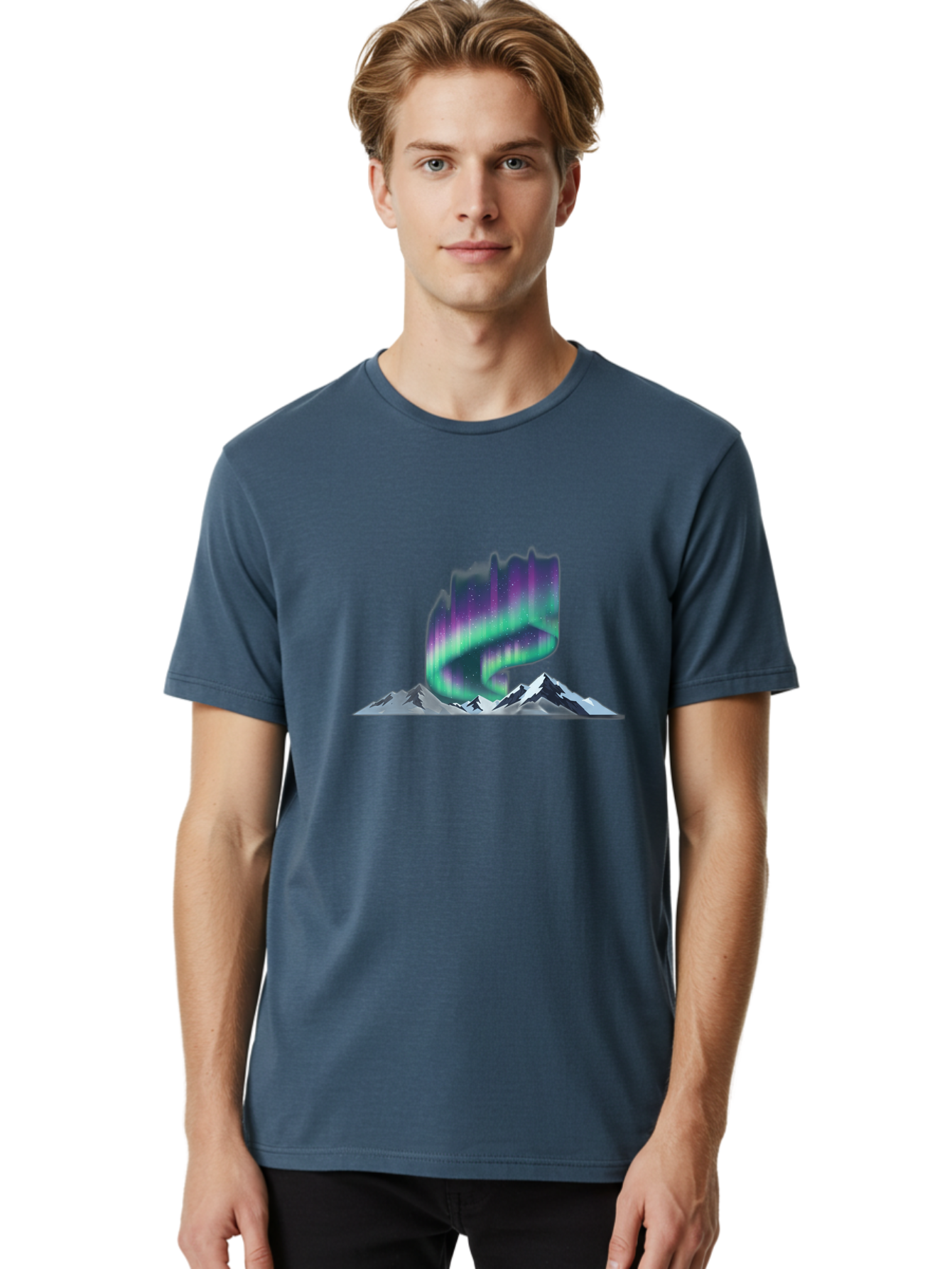 Aurora-Borealis Men'S Graphic Tee, 100% Cotton, Comfortable Casual Summer Wear, Machine Washable, Vintage Camera, Old Camera, Antique Camera, Black Camera, Classic Photography, Photography Equipment, Nostalgic Device, Film Camera, Camera Art Bai581