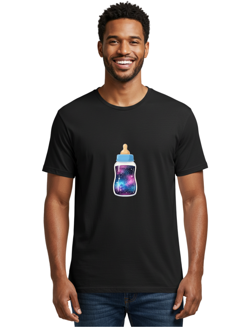 Baby-Bottle-Galaxy Men'S Graphic Tee, 100% Cotton, Comfortable Casual Summer Wear, Machine Washable, Vintage Camera, Old Camera, Antique Camera, Black Camera, Classic Photography, Photography Equipment, Nostalgic Device, Film Camera, Bai582
