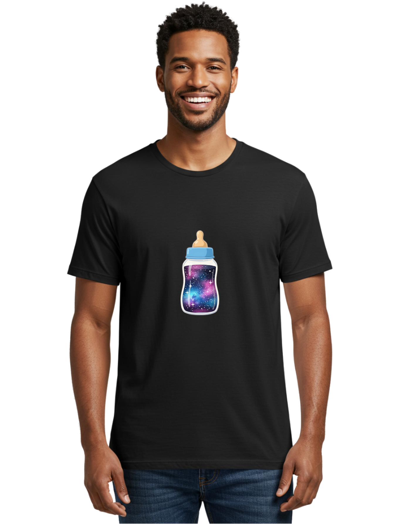 Baby-Bottle-Galaxy Men'S Graphic Tee, 100% Cotton, Comfortable Casual Summer Wear, Machine Washable, Vintage Camera, Old Camera, Antique Camera, Black Camera, Classic Photography, Photography Equipment, Nostalgic Device, Film Camera, Bai582