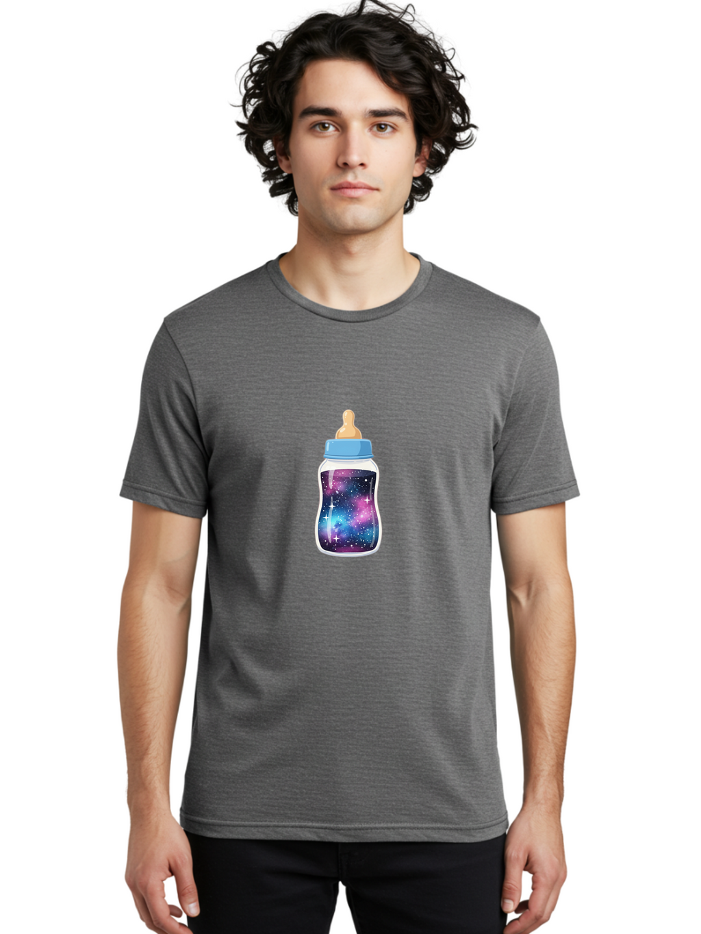 Baby-Bottle-Galaxy Men'S Graphic Tee, 100% Cotton, Comfortable Casual Summer Wear, Machine Washable, Vintage Camera, Old Camera, Antique Camera, Black Camera, Classic Photography, Photography Equipment, Nostalgic Device, Film Camera, Bai582