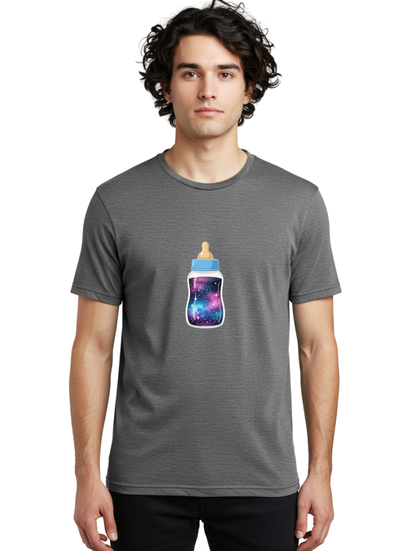 Baby-Bottle-Galaxy Men'S Graphic Tee, 100% Cotton, Comfortable Casual Summer Wear, Machine Washable, Vintage Camera, Old Camera, Antique Camera, Black Camera, Classic Photography, Photography Equipment, Nostalgic Device, Film Camera, Bai582