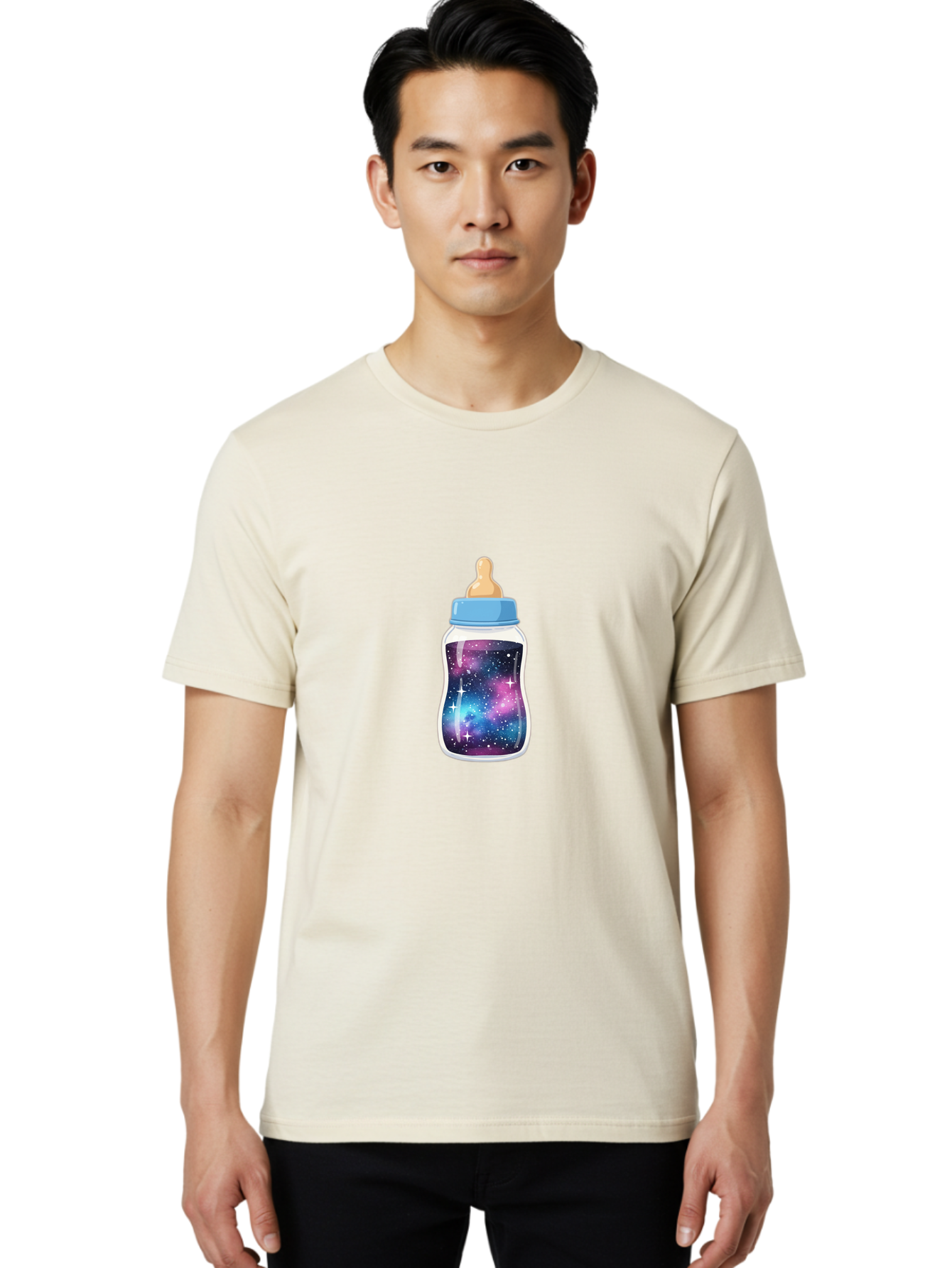 Baby-Bottle-Galaxy Men'S Graphic Tee, 100% Cotton, Comfortable Casual Summer Wear, Machine Washable, Vintage Camera, Old Camera, Antique Camera, Black Camera, Classic Photography, Photography Equipment, Nostalgic Device, Film Camera, Bai582