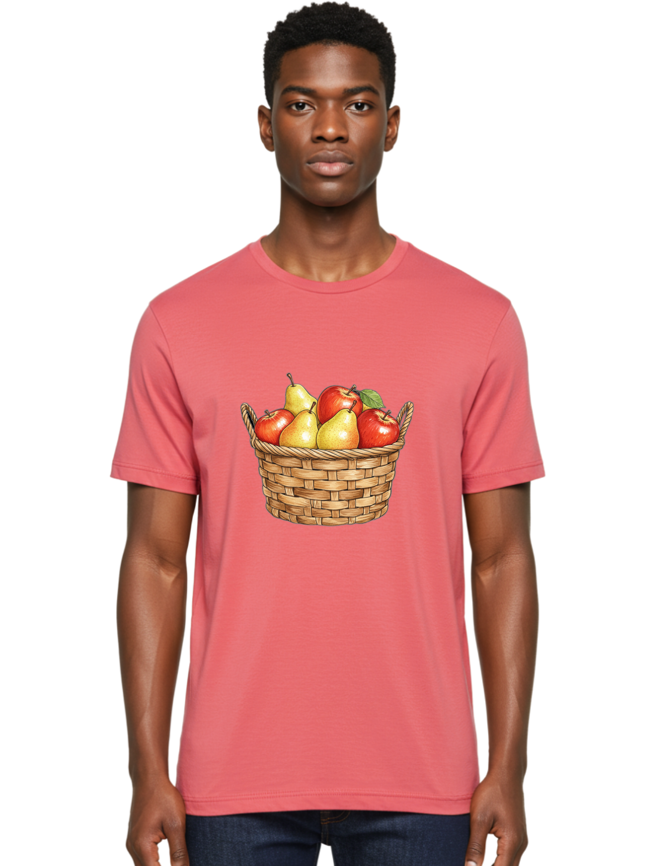 Basket-Of-Apples-And-Pears Men'S Graphic Tee, 100% Cotton, Comfortable Casual Summer Wear, Machine Washable, Vintage Camera, Old Camera, Antique Camera, Black Camera, Classic Photography, Photography Equipment, Nostalgic Device, Film Camera, Bai584