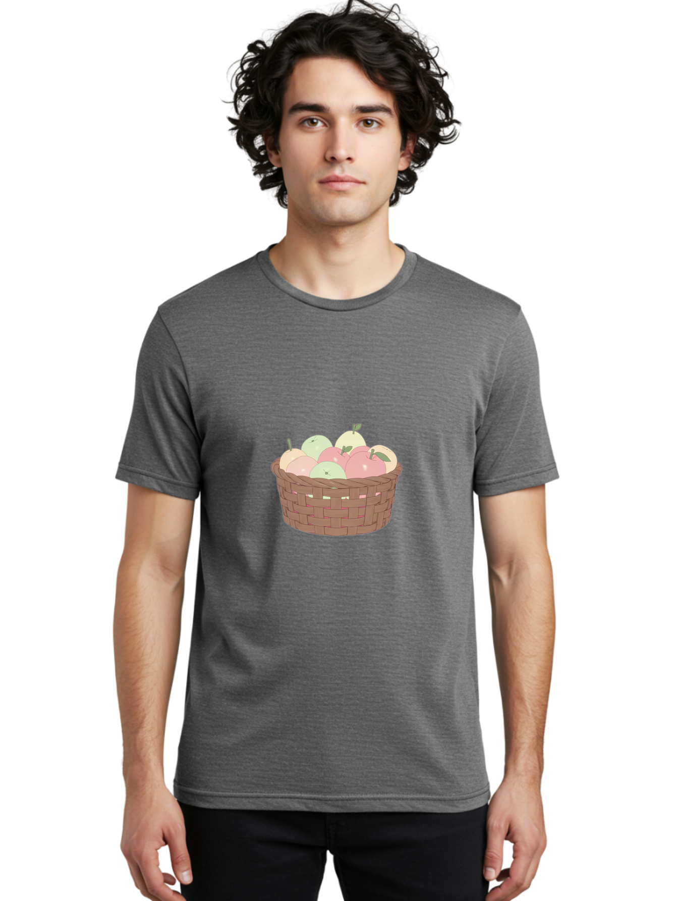 Basket-Of-Apples Men'S Graphic Tee, 100% Cotton, Comfortable Casual Summer Wear, Machine Washable, Vintage Camera, Old Camera, Antique Camera, Black Camera, Classic Photography, Photography Equipment, Nostalgic Device, Film Camera, Camera Art Bai585