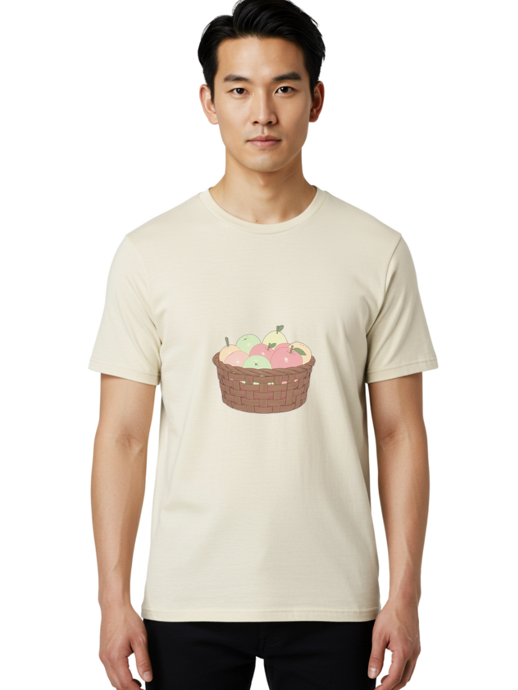 Basket-Of-Apples Men'S Graphic Tee, 100% Cotton, Comfortable Casual Summer Wear, Machine Washable, Vintage Camera, Old Camera, Antique Camera, Black Camera, Classic Photography, Photography Equipment, Nostalgic Device, Film Camera, Camera Art Bai585