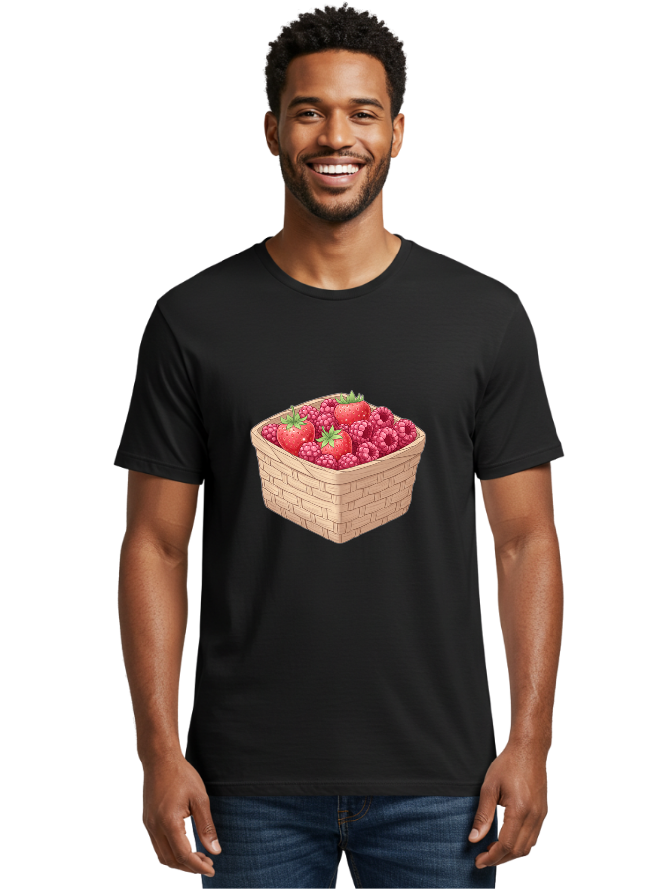 Basket-Of-Berries Men'S Graphic Tee, 100% Cotton, Comfortable Casual Summer Wear, Machine Washable, Vintage Camera, Old Camera, Antique Camera, Black Camera, Classic Photography, Photography Equipment, Nostalgic Device, Film Camera, Camera Art Bai586