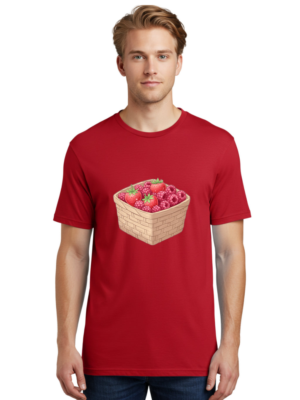 Basket-Of-Berries Men'S Graphic Tee, 100% Cotton, Comfortable Casual Summer Wear, Machine Washable, Vintage Camera, Old Camera, Antique Camera, Black Camera, Classic Photography, Photography Equipment, Nostalgic Device, Film Camera, Camera Art Bai586