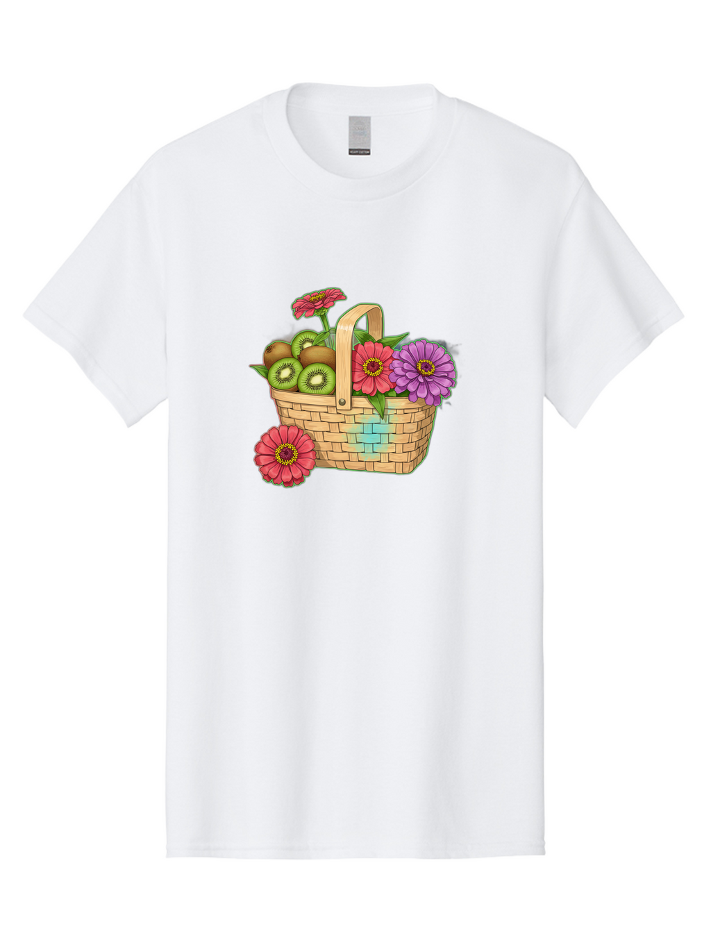 Basket-Of-Flowers-And-Kiwi-Fruits Men'S Graphic Tee, 100% Cotton, Comfortable Casual Summer Wear, Machine Washable, Vintage Camera, Old Camera, Antique Camera, Black Camera, Classic Photography, Photography Equipment, Nostalgic Device, Bai587