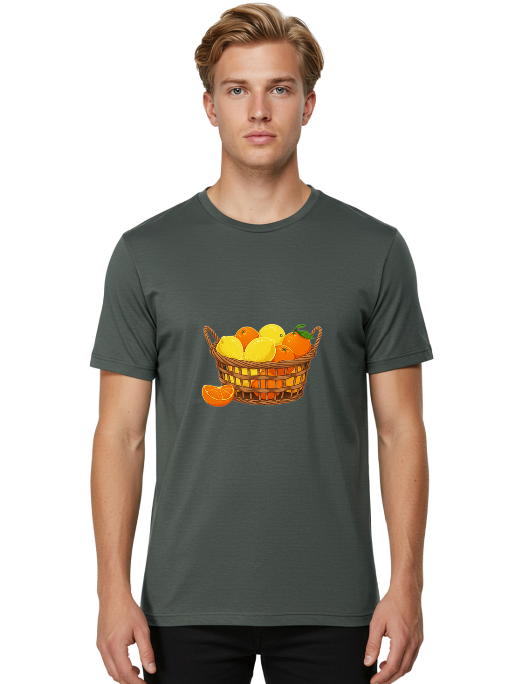 Basket-Of-Oranges Men'S Graphic Tee, 100% Cotton, Comfortable Casual Summer Wear, Machine Washable, Vintage Camera, Old Camera, Antique Camera, Black Camera, Classic Photography, Photography Equipment, Nostalgic Device, Film Camera, Camera Art Bai588