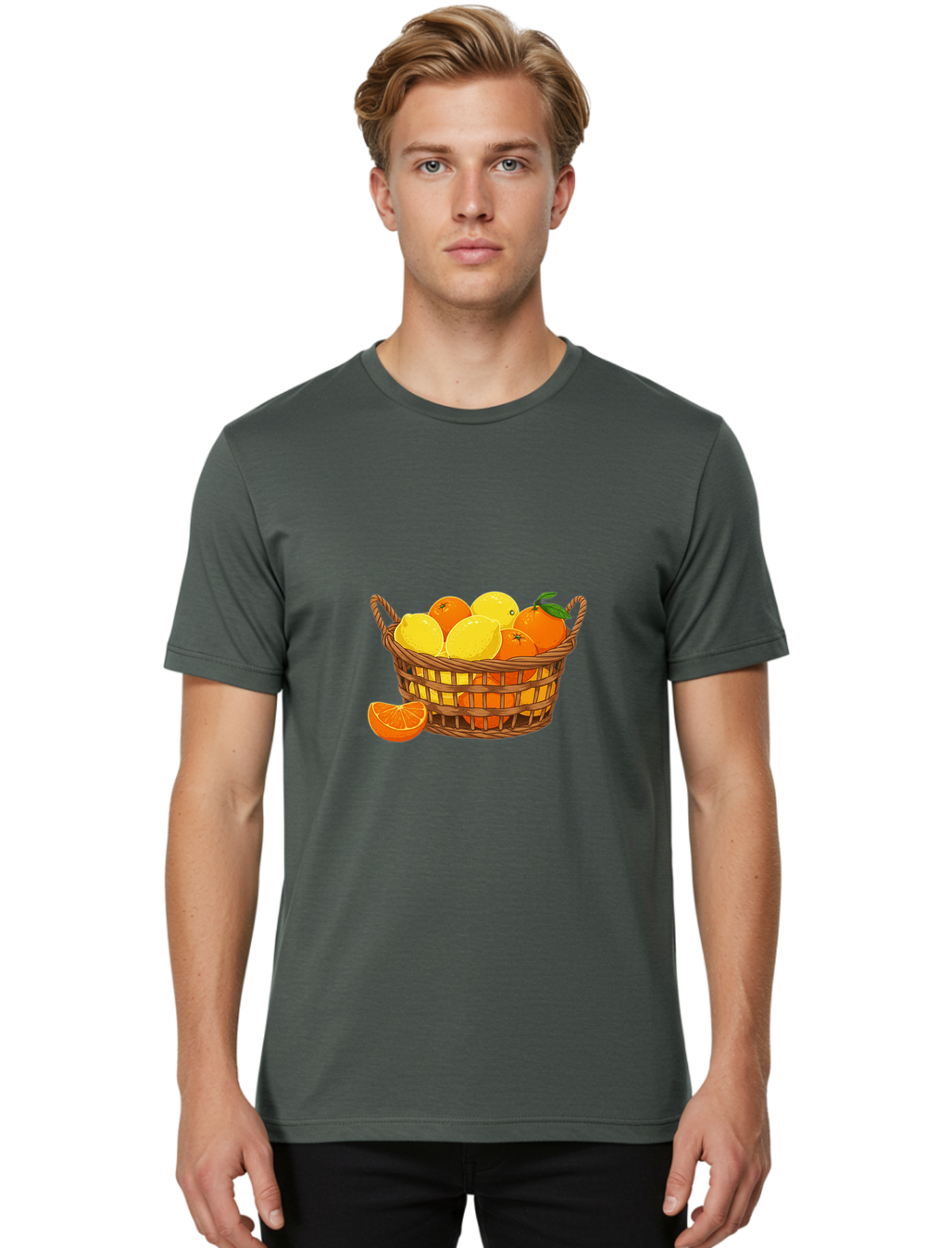 Basket-Of-Oranges Men'S Graphic Tee, 100% Cotton, Comfortable Casual Summer Wear, Machine Washable, Vintage Camera, Old Camera, Antique Camera, Black Camera, Classic Photography, Photography Equipment, Nostalgic Device, Film Camera, Camera Art Bai588