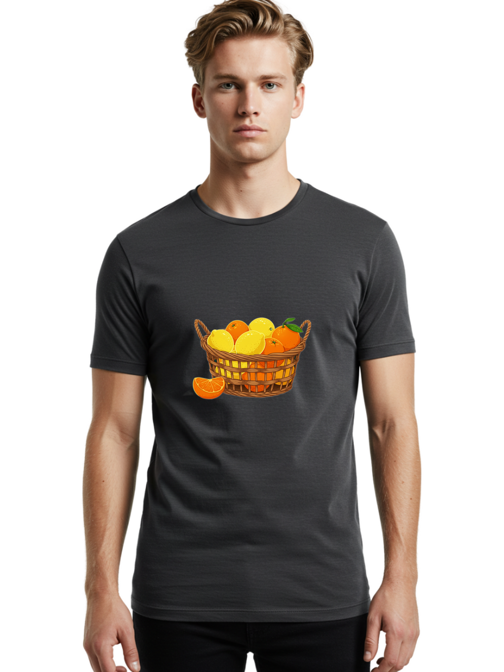 Basket-Of-Oranges Men'S Graphic Tee, 100% Cotton, Comfortable Casual Summer Wear, Machine Washable, Vintage Camera, Old Camera, Antique Camera, Black Camera, Classic Photography, Photography Equipment, Nostalgic Device, Film Camera, Camera Art Bai588