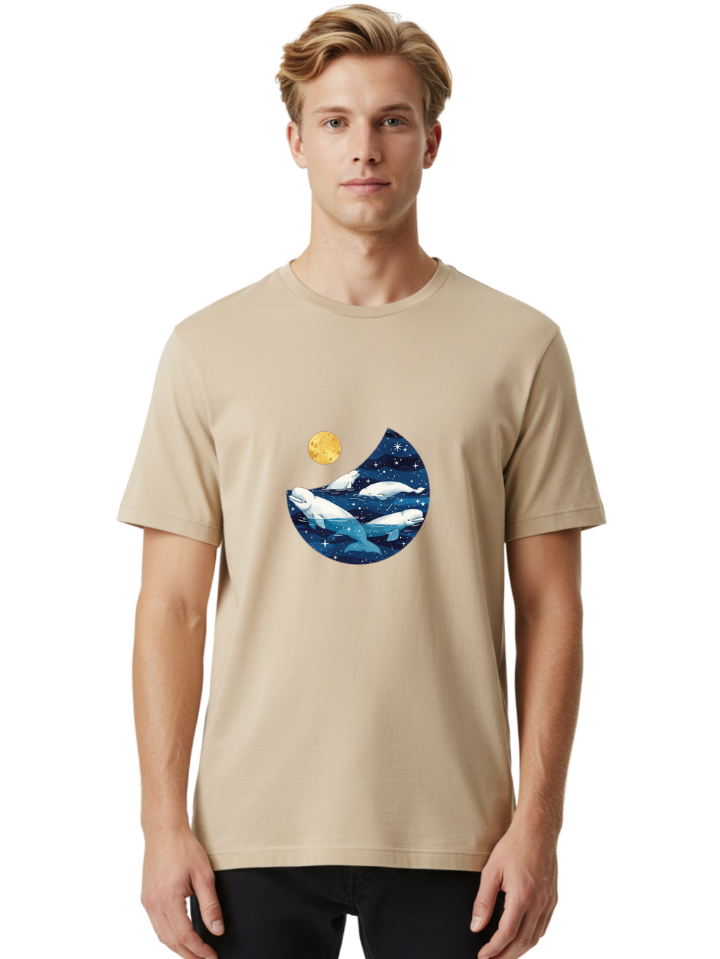 Beluga-Yin-Yang Men'S Graphic Tee, 100% Cotton, Comfortable Casual Summer Wear, Machine Washable, Vintage Camera, Old Camera, Antique Camera, Black Camera, Classic Photography, Photography Equipment, Nostalgic Device, Film Camera, Camera Art Bai589