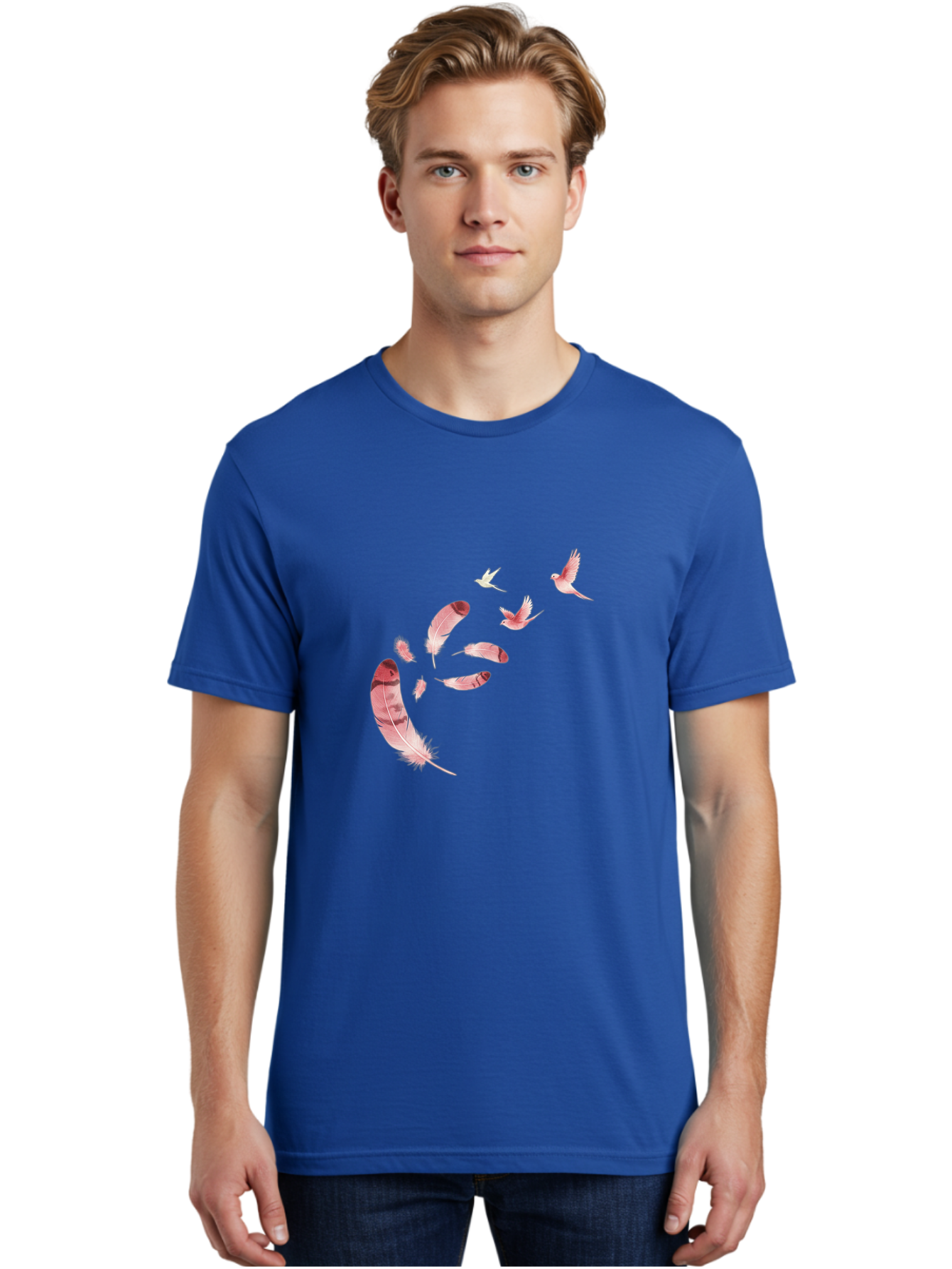 Birds-And-Feathers Men'S Graphic Tee, 100% Cotton, Comfortable Casual Summer Wear, Machine Washable, Vintage Camera, Old Camera, Antique Camera, Black Camera, Classic Photography, Photography Equipment, Nostalgic Device, Film Camera, Bai590