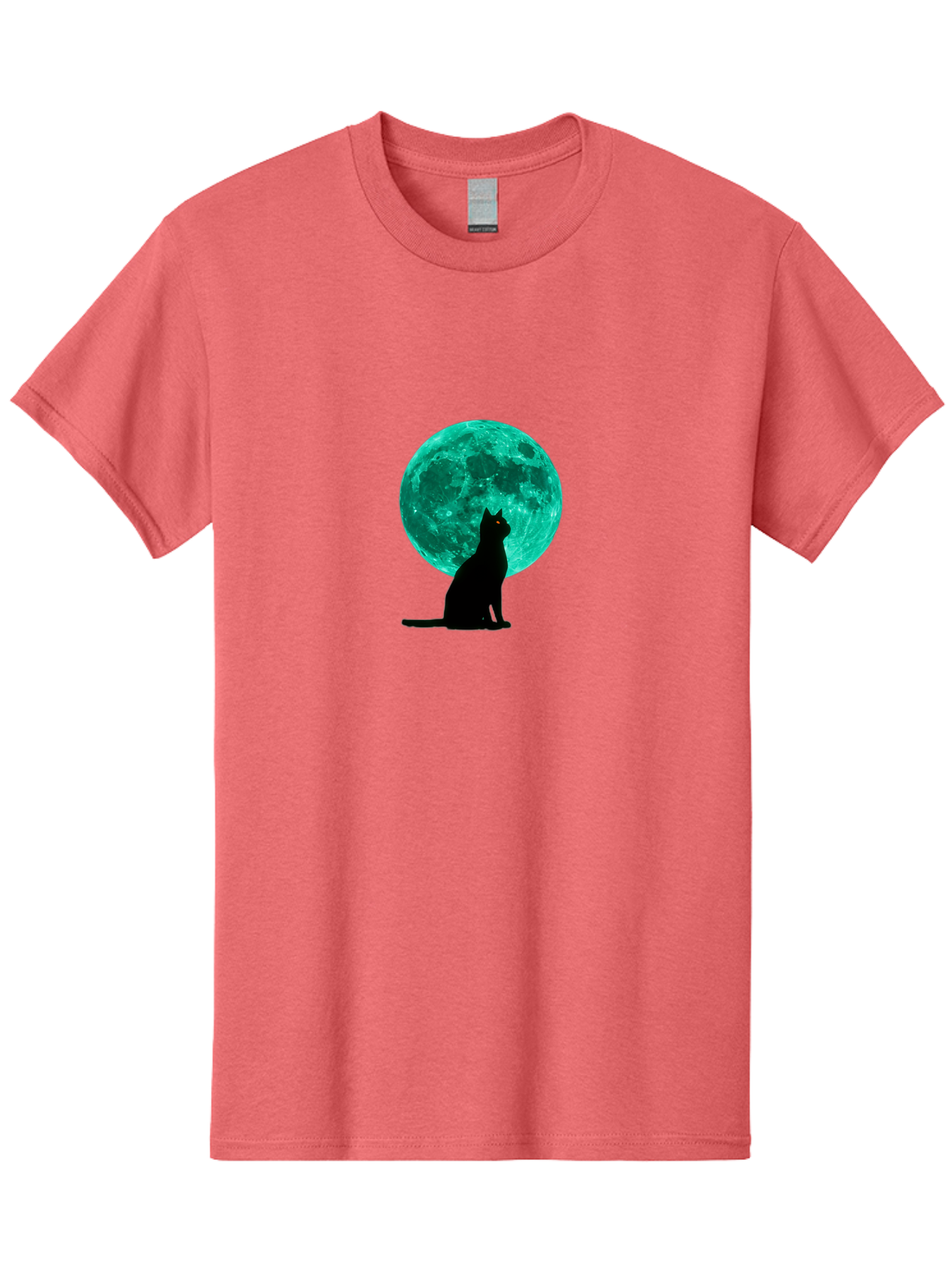 Black-Cat-Moon Men'S Graphic Tee, 100% Cotton, Comfortable Casual Summer Wear, Machine Washable, Vintage Camera, Old Camera, Antique Camera, Black Camera, Classic Photography, Photography Equipment, Nostalgic Device, Film Camera, Camera Art Bai593
