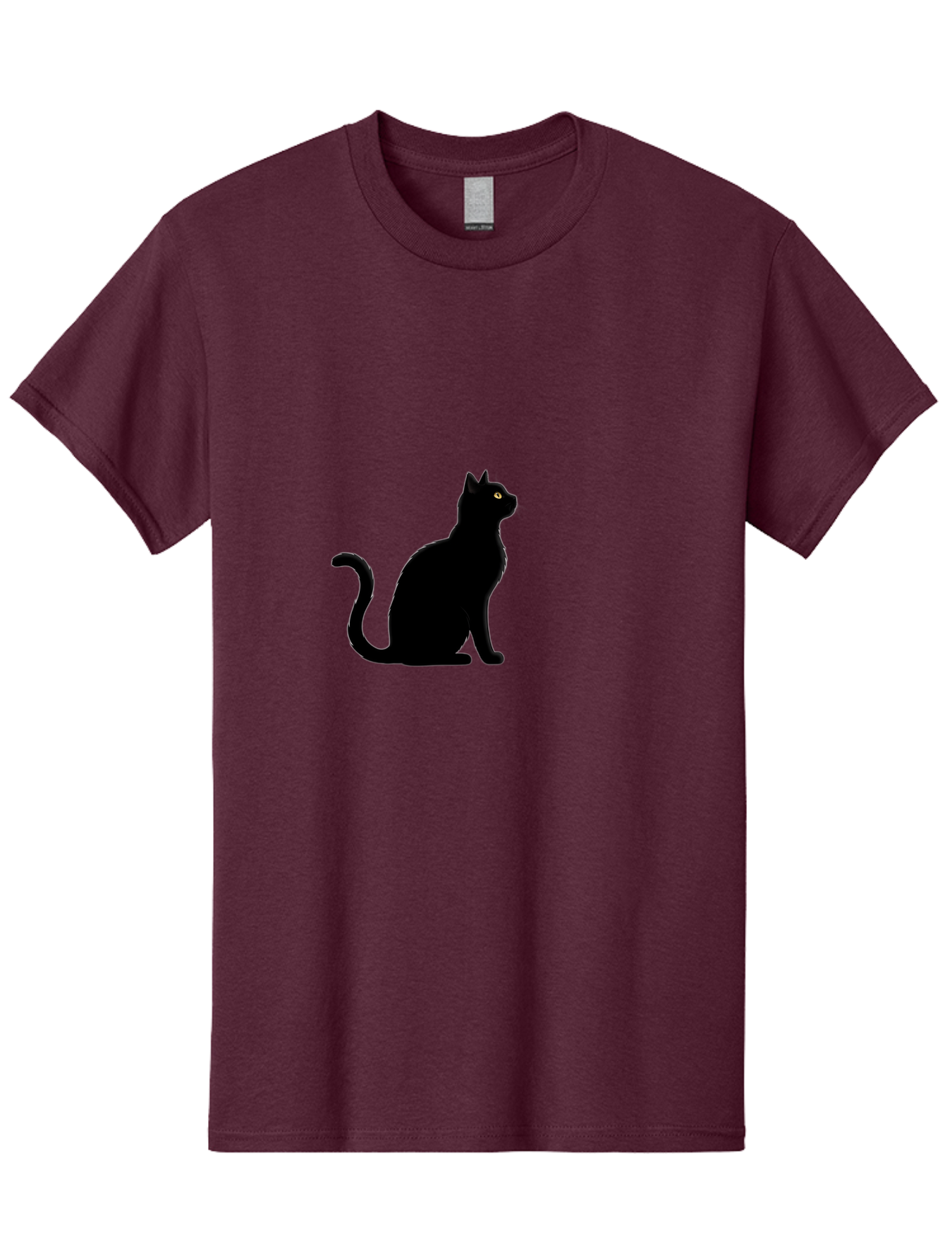 Black-Cat Men'S Graphic Tee, 100% Cotton, Comfortable Casual Summer Wear, Machine Washable, Vintage Camera, Old Camera, Antique Camera, Black Camera, Classic Photography, Photography Equipment, Nostalgic Device, Film Camera, Camera Art Bai596