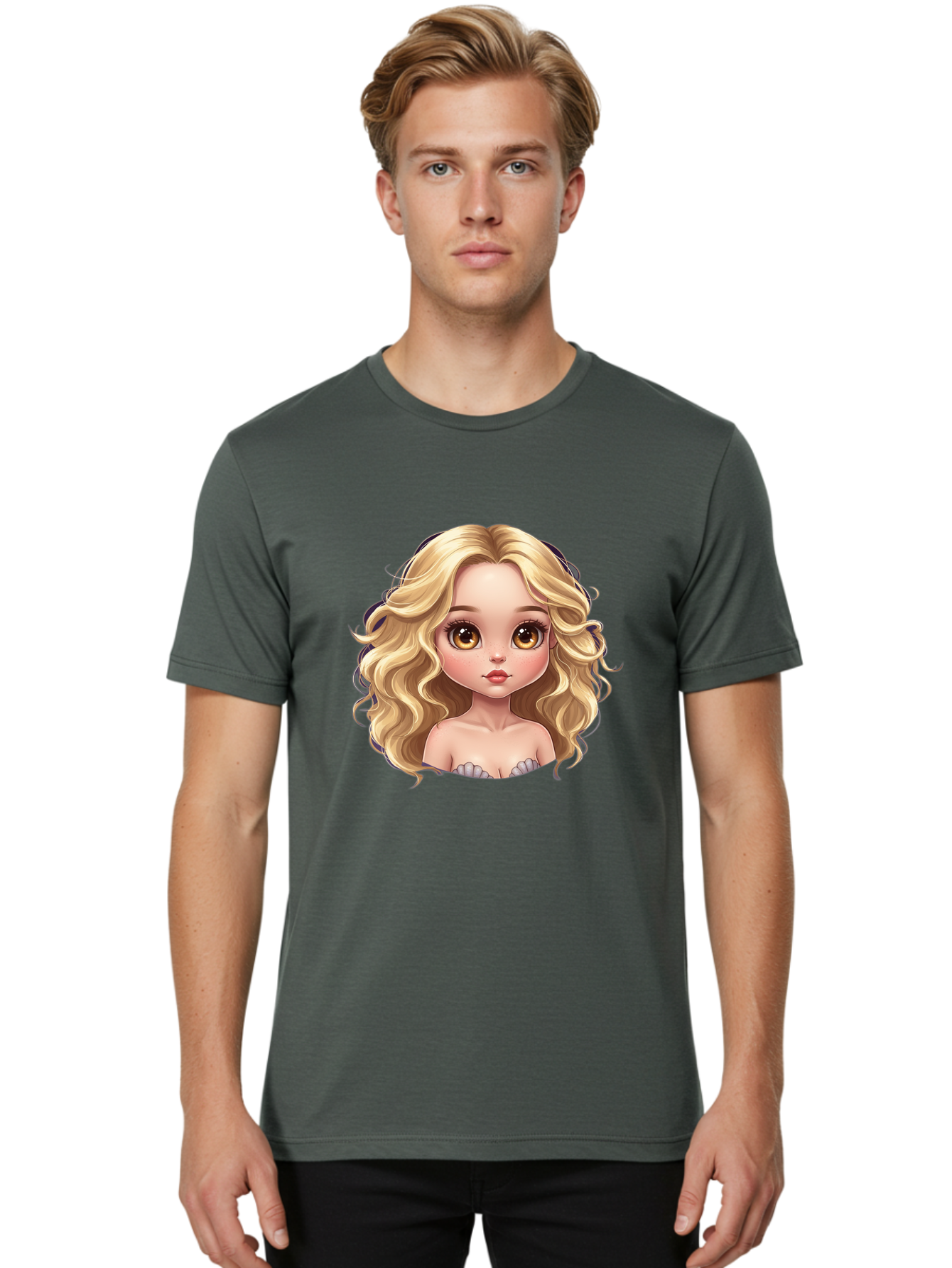 Blonde-Girl Men'S Graphic Tee, 100% Cotton, Comfortable Casual Summer Wear, Machine Washable, Vintage Camera, Old Camera, Antique Camera, Black Camera, Classic Photography, Photography Equipment, Nostalgic Device, Film Camera, Camera Art Bai597