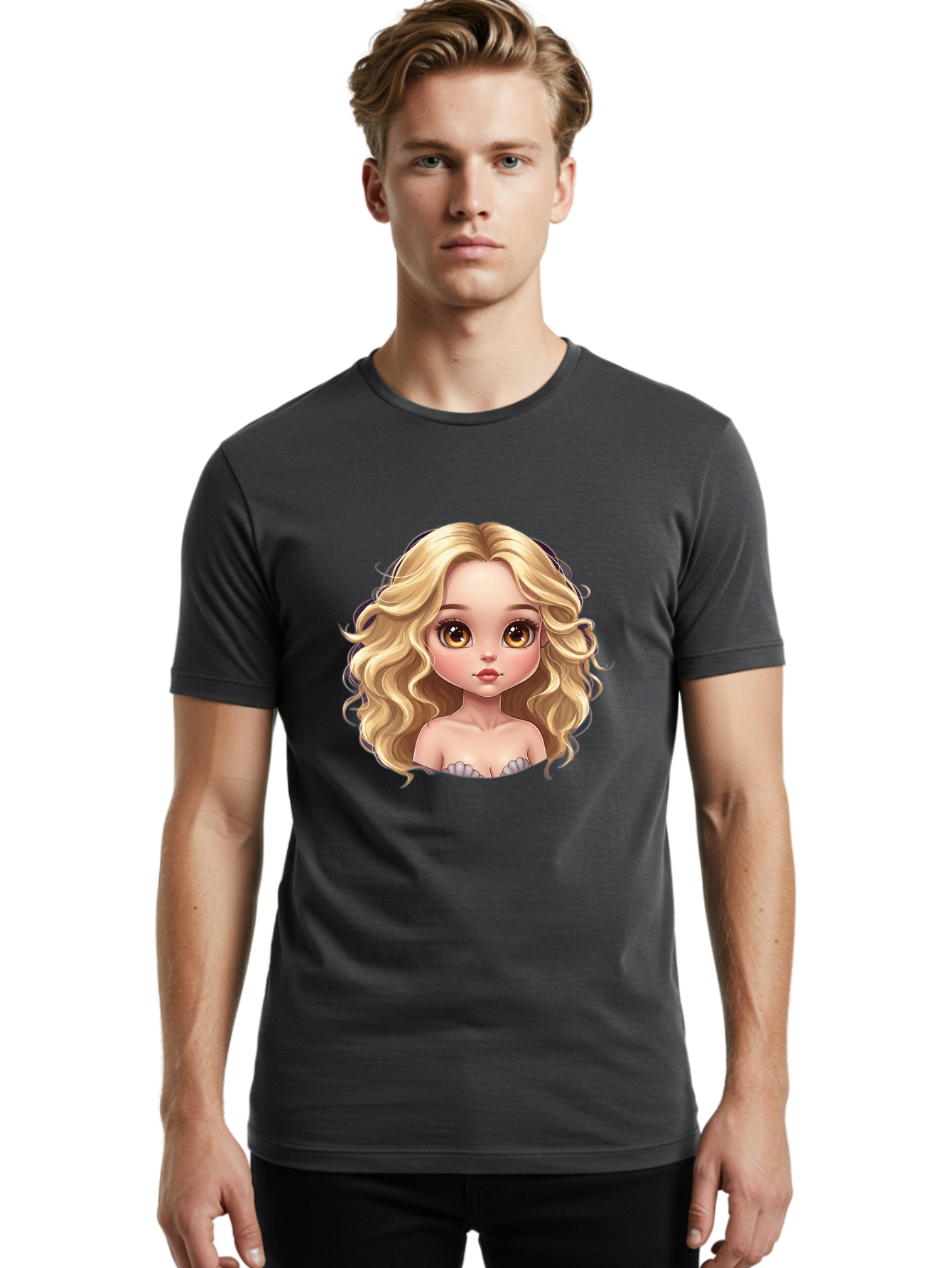 Blonde-Girl Men'S Graphic Tee, 100% Cotton, Comfortable Casual Summer Wear, Machine Washable, Vintage Camera, Old Camera, Antique Camera, Black Camera, Classic Photography, Photography Equipment, Nostalgic Device, Film Camera, Camera Art Bai597
