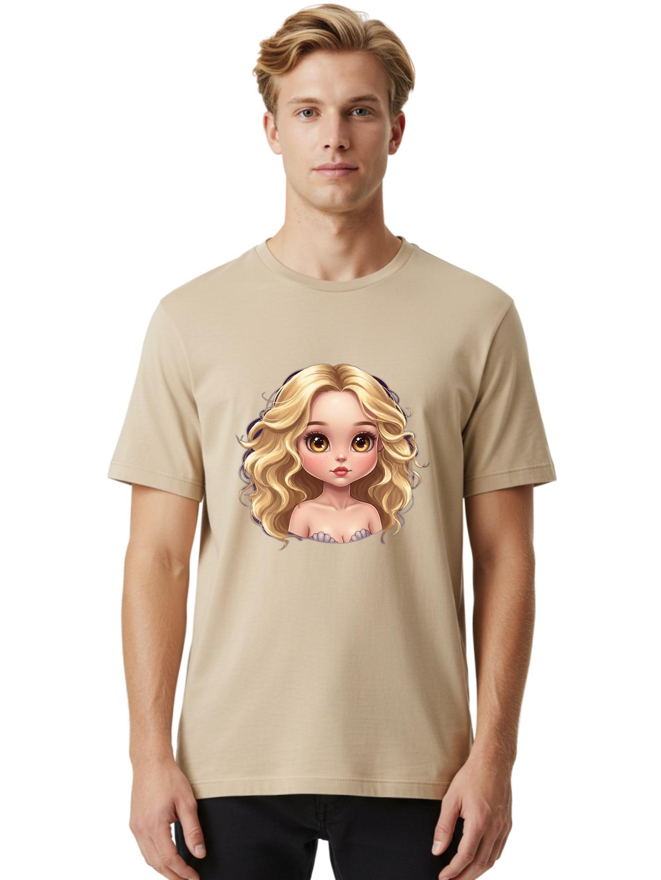 Blonde-Girl Men'S Graphic Tee, 100% Cotton, Comfortable Casual Summer Wear, Machine Washable, Vintage Camera, Old Camera, Antique Camera, Black Camera, Classic Photography, Photography Equipment, Nostalgic Device, Film Camera, Camera Art Bai597