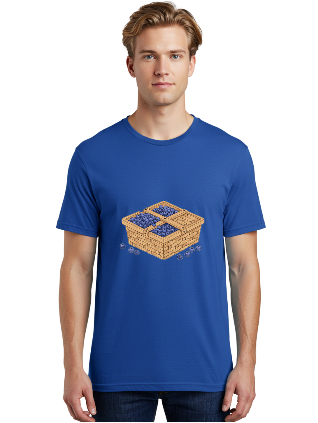 Blueberries Men'S Graphic Tee, 100% Cotton, Comfortable Casual Summer Wear, Machine Washable, Vintage Camera, Old Camera, Antique Camera, Black Camera, Classic Photography, Photography Equipment, Nostalgic Device, Film Camera, Camera Art Bai600