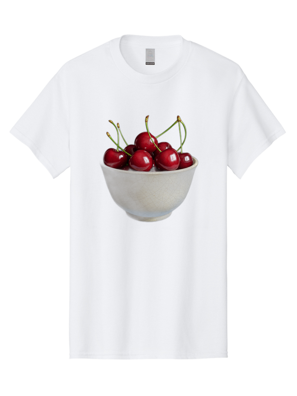 Bowl-Of-Cherries-1 Men'S Graphic Tee, 100% Cotton, Comfortable Casual Summer Wear, Machine Washable, Vintage Camera, Old Camera, Antique Camera, Black Camera, Classic Photography, Photography Equipment, Nostalgic Device, Film Camera, Bai601