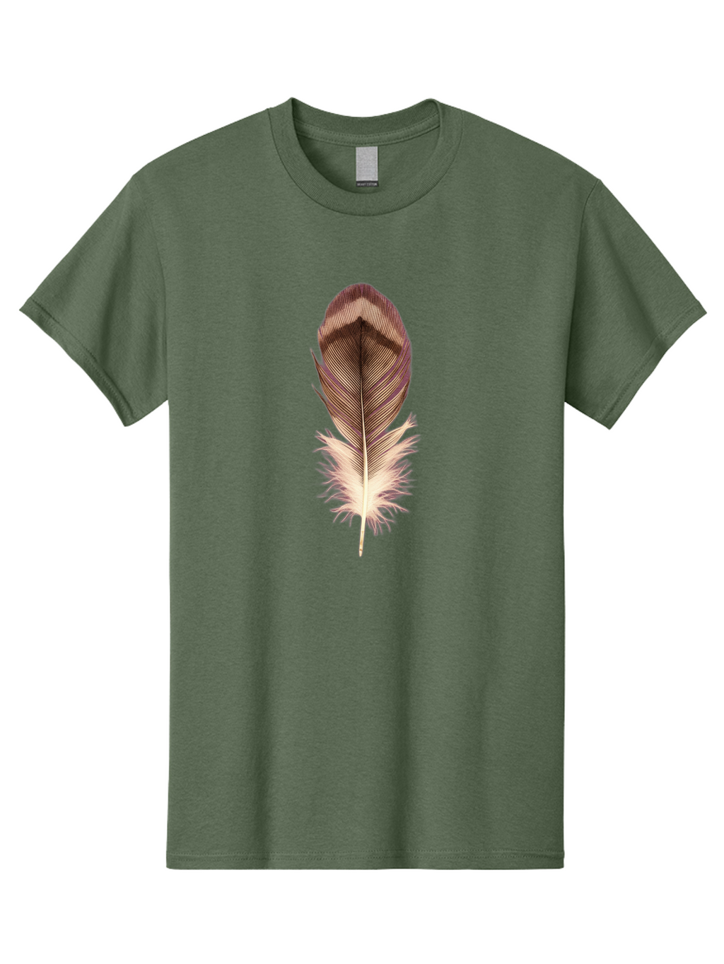 Brown-Feather-1 Men'S Graphic Tee, 100% Cotton, Comfortable Casual Summer Wear, Machine Washable, Vintage Camera, Old Camera, Antique Camera, Black Camera, Classic Photography, Photography Equipment, Nostalgic Device, Film Camera, Camera Art Bai603