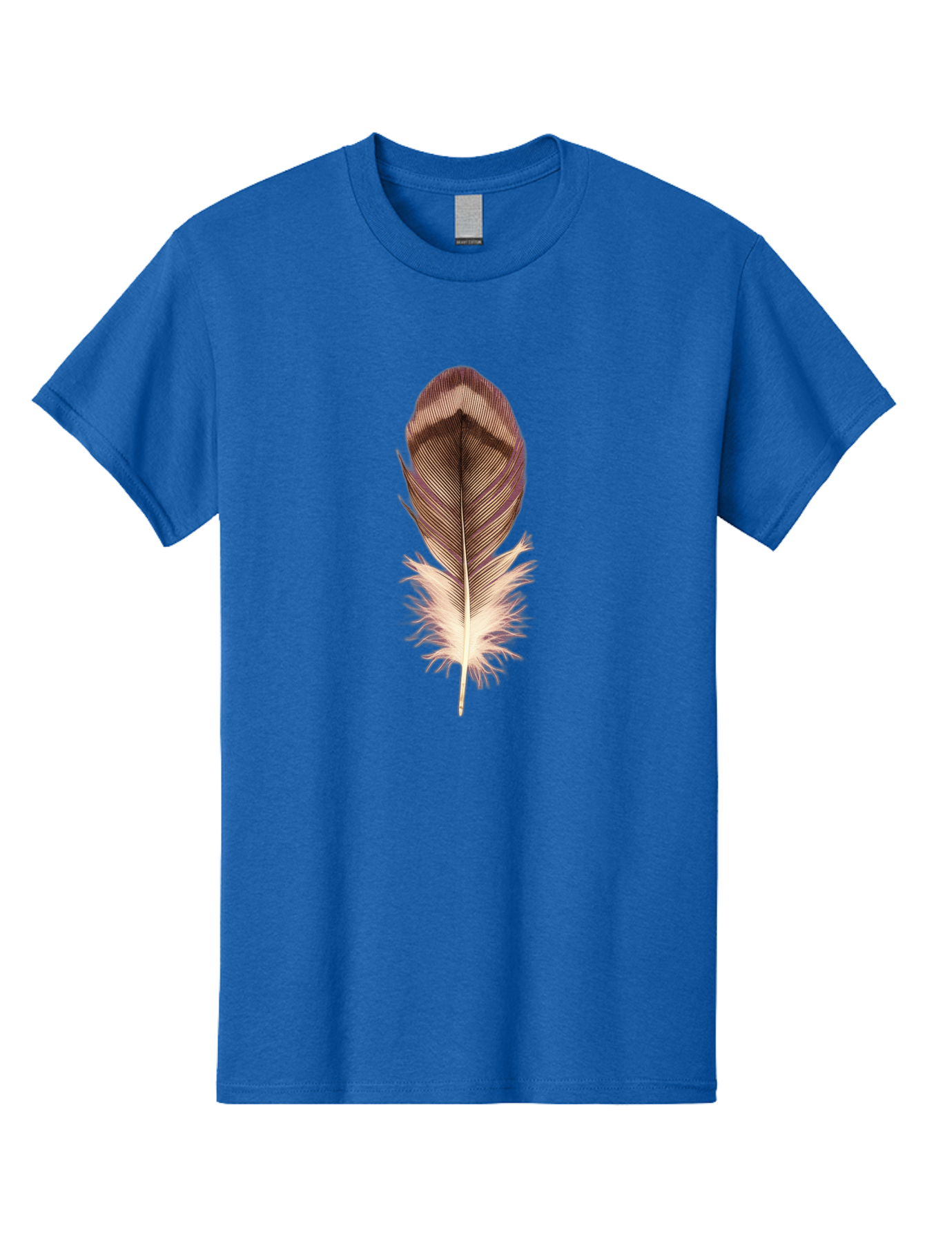 Brown-Feather-1 Men'S Graphic Tee, 100% Cotton, Comfortable Casual Summer Wear, Machine Washable, Vintage Camera, Old Camera, Antique Camera, Black Camera, Classic Photography, Photography Equipment, Nostalgic Device, Film Camera, Camera Art Bai603